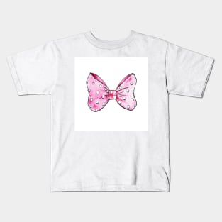 pink bow, minnie bow, pink minnie bow Kids T-Shirt